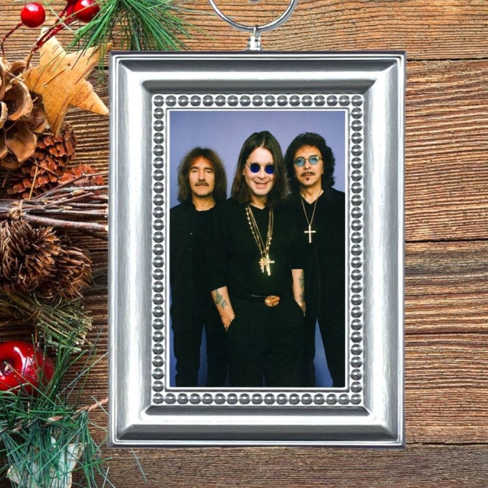 Black Sabbath Ozzy Osbourne Rock Band Memorabilia Christmas Tree Ornament
